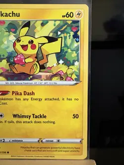 PIKACHU - 52/196 Lost Origina -l NM - Regular Common - Pokemon TCG Card - Image 3