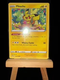 PIKACHU - 52/196 Lost Origina -l NM - Regular Common - Pokemon TCG Card - Image 4