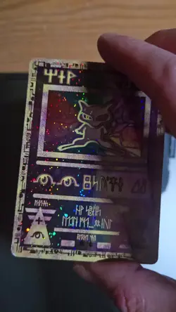 Ancient Mew Pokemon The Movie 2000 Promo Card - Bent/Moderately Played MP Holo - Image 2
