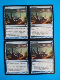 Unsummon 4X SP Conflux MTG Magic the Gathering - Image 1