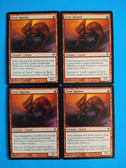 Toxic Iguanar 4X MP Conflux MTG Magic the Gathering - Image 1