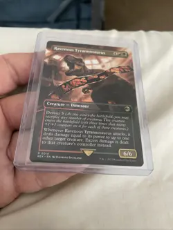 MTG Ravenous Tyrannosaurus Borderless #0018 Regular Finish 1x NM - Image 3