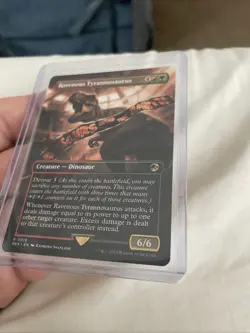 MTG Ravenous Tyrannosaurus Borderless #0018 Regular Finish 1x NM - Image 4