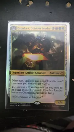Grimlock, Dinobot Leader Grimlock, Ferocious King Media Promos Foil - Image 2