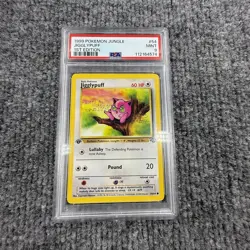 1999 Pokemon Jungle Jigglypuff 1st Edition PSA 9 #54/64 WOTC Free Shipping - Image 1