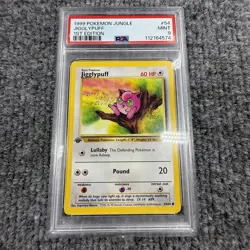 1999 Pokemon Jungle Jigglypuff 1st Edition PSA 9 #54/64 WOTC Free Shipping - Image 2