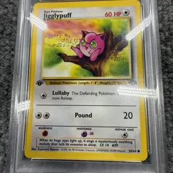 1999 Pokemon Jungle Jigglypuff 1st Edition PSA 9 #54/64 WOTC Free Shipping - Image 3