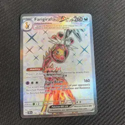 Farigiraf ex 194/162 Pokemon TCG: Temporal Forces Near Mint (NM) Full Art - Image 1