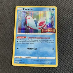 Finneon SWSH240 Pokemon TCG: Black Star Promos Near Mint (NM) Pre-Release Stamp - Image 1