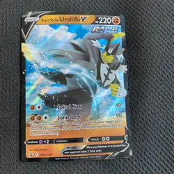 Rapid Strike Urshifu V SWSH107 Pokemon TCG: Black Star Promos Near Mint (NM) - Image 1