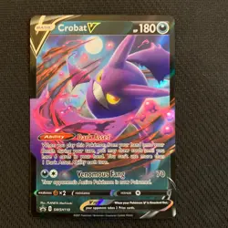 Crobat V SWSH 110 Pokemon TCG: Black Star Promos (NM) Trainer's Toolkit 2021 - Image 1