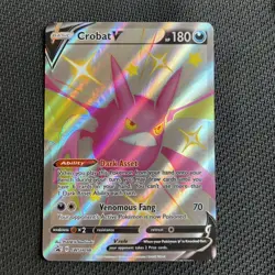 Shiny Crobat V SWSH098 Pokemon TCG: Black Star Promos Near Mint (NM) - Image 1