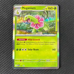 Meganium MEP001 Pokemon TCG: Black Star Promos Mega Evolution Pre-Release Stamp - Image 1