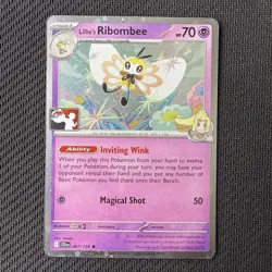 Lillie's Ribombee 067/159 HOLO Play! Pokemon Prize Pack Series 7 Stamped NM - Image 1