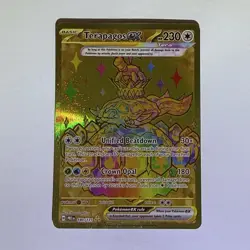 Terapagos ex 180/131 Hyper Rare SV: Prismatic Evolutions Gold Holo Pokemon TCG - Image 1