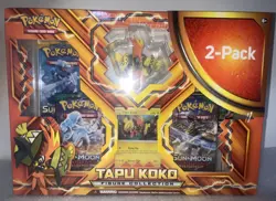 Pokemon Tapu Koko GX Figure Collection 2-Pack - Factory Sealed Shiny GX Box Sun - Image 4