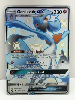 Pokemon TCG Gardevoir GX SV75/SV94 Hidden Fates: Shiny Vault Full Art Holo NM - Image 1