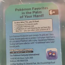 2020 Pokemon TCG Collectors Galar Pal Mini Tin Morpeko And Yamper Art NEW SEALED - Image 3