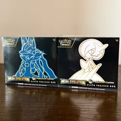 Pokemon Center Mega Evolution Elite Trainer Box ETB Set of 2 Lucario & Gardevior - Image 1