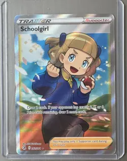 Schoolgirl (Full Art) 262/264 Ultra Rare Holo SWSH08: Fusion Strike NM Pokemon - Image 1