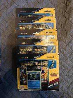 Lot of 10 Pokemon TCG New/Sealed Crown Zenith Pin Collection Inteleon - Image 2