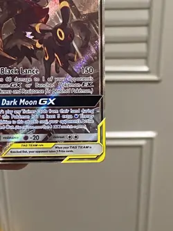 Pokemon TCG Umbreon Darkrai GX SM241 Tag Team Black Star Promo Holo - Image 5