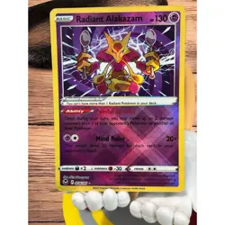 Pokemon TCG - Radiant Alakazam 59/195 - Silver Tempest - Image 1