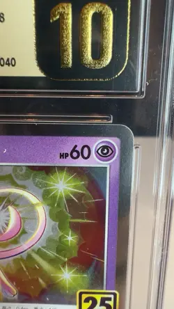 2021 Pokemon Japanese SWSH 25th Anniversary Reverse Holo Mew #2 CGC 10 PRISTINE - Image 3