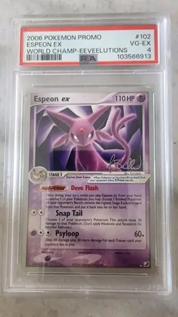 2006 Pokemon Promo World Champ - Set of 4 PSA Graded - Umb, Vap, Esp, Flareon - Image 5