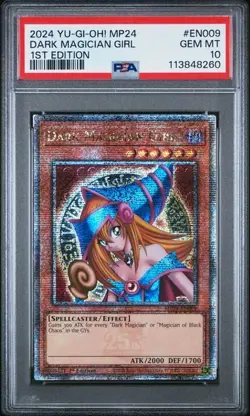PSA 10 Dark Magician Girl QCR 2024 Yu-Gi-Oh! Dueling Mirrors Mega Pack 1st Ed - Image 2