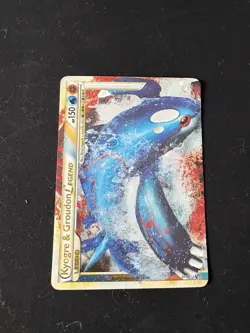 Pokemon TCG Kyogre Groudon Legend Undaunted 87/90 Holo Rare Card LP - Image 1