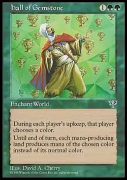 Hall of Gemstone - Medium Play MTG Mirage - Image 1
