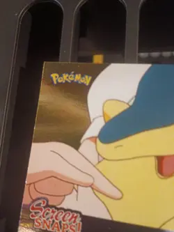 TOPPS POKEMON JOHTO CUTE AND SNUGGLY Foil HoloSCREEN SNAP #3 CARD Blue Label - Image 1