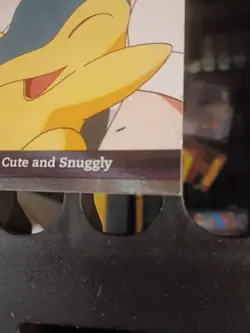 TOPPS POKEMON JOHTO CUTE AND SNUGGLY Foil HoloSCREEN SNAP #3 CARD Blue Label - Image 4