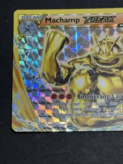 Pokemon TCG Evolutions Full Art Ultra Rare Holo Card Machamp Break 60/108 XY NM - Image 3