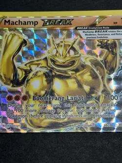 Pokemon TCG Evolutions Full Art Ultra Rare Holo Card Machamp Break 60/108 XY NM - Image 4
