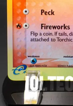 Pokemon TCG Card - Torchic 73/109 Ruby and Sapphire Reverse Holo Common Vintage - Image 4