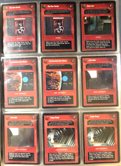 🔥🔥1995 STAR WARS CCG PREMIERE LIMITED (DARK) 153 PC. CARD LOT WITH BINDER! - Image 2