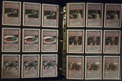 🔥🔥1995 STAR WARS CCG PREMIERE UNLIMITED 413 PC (LIGHT/DARK) CARD LOT W/ BINDER - Image 2