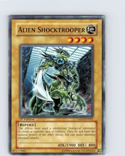 Yu-Gi-Oh Alien Shocktrooper TAEV-EN001 1st Edition Regular Common Card NM - Image 1