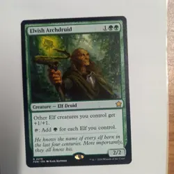 MTG | Elvish Archdruid - Foil | 219 | (NM) | Magic: The Gathering Foundations - Image 1
