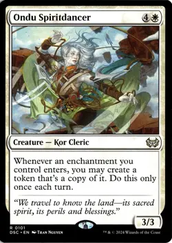 NM - Ondu Spiritdancer R Commander: Duskmourn: House of Horror 101 - Image 1