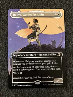 Magic MTG - Haliya, Guided by Light (Borderless) - Edge of Eternities EOE - Image 1