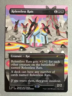 MTG / Relentless Rats / SLD / #11 / Regular / Rare / NM - Image 1