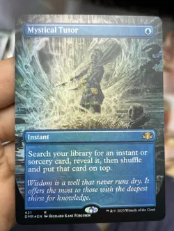 Mystical Tutor • Borderless Foil • NM / Unplayed • Dominaria Remastered Mtg 1865 - Image 1