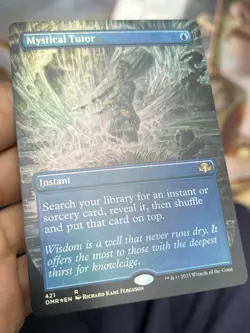 Mystical Tutor • Borderless Foil • NM / Unplayed • Dominaria Remastered Mtg 1865 - Image 2