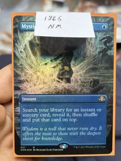 Mystical Tutor • Borderless Foil • NM / Unplayed • Dominaria Remastered Mtg 1865 - Image 4