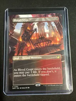 MTG / Blood Crypt / RVR / #292 / Regular (Borderless) / Rare / NM - Image 1