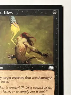 Signed ARTIST PROOF Fatal Blow Illus George Pratt MTG - Image 2