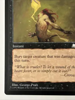 Signed ARTIST PROOF Fatal Blow Illus George Pratt MTG - Image 4